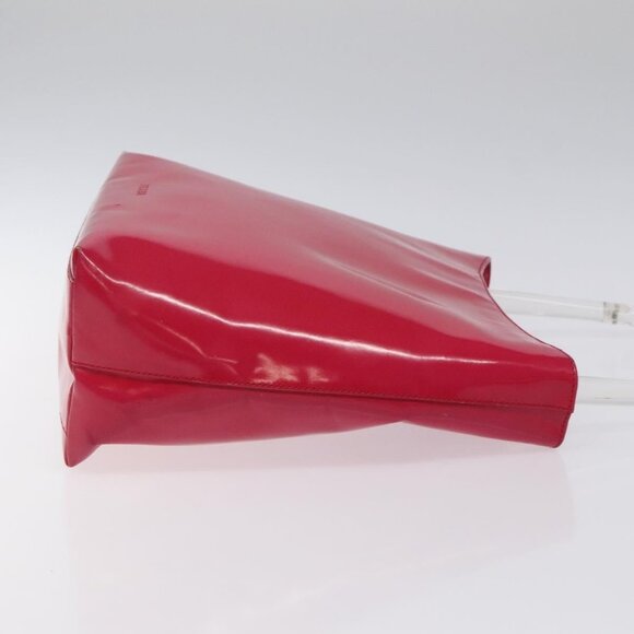 PRADA Shoulder Bag Enamel Pink Auth - Picture 4 of 15